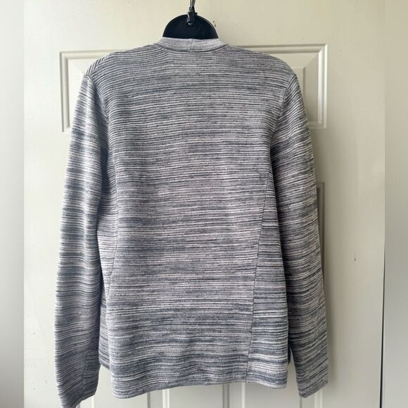 Eileen Fisher Maple Oat Tencel Organic Cotton Notch Collar Cardigan  Size M - Picture 3 of 12